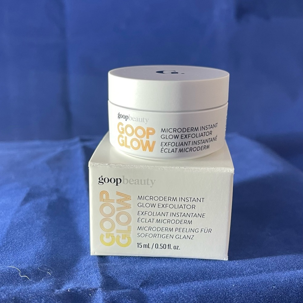 Goop Microderm Instant Glow Exfoliator, 15 mL. Unused in box